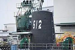 JS Tōryū fitting out on 4 October 2020.