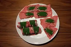 Saltimbocca alla romana (uncooked)