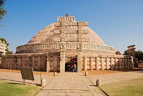 The Great Stupa of Sanchi (Madhya Pradesh, India), 3rd century-c. 100 BC[90]