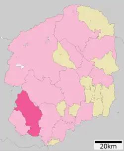 Location of Sano in Tochigi Prefecture