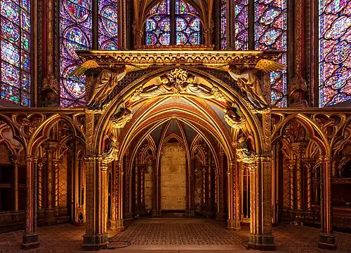 The Chasse, which held the sacred relics