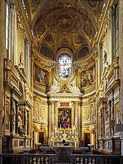 Interior of the church of Santa Maria dell'Anima