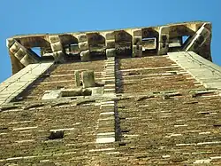 Late 14th-century merlon