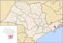 Location in São Paulo