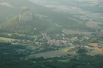 Saou seen from La Poupoune