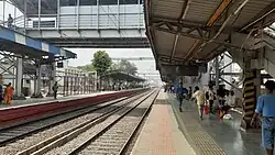 Northward view from Platform