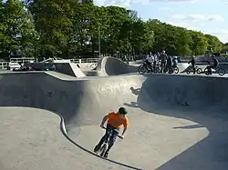 Saughton Skatepark BMXer