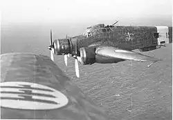 Savoia Marchetti S.M.79 in formation during WW2