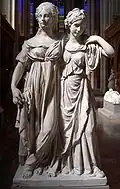 Mecklenburg-Strelitz princesses, sculptures by Schadow