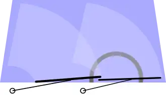 Fig. 10: Like Fig. 1 but mirror-reversed, mainly seen on RHD cars, LHD Mercedes-Benz W140, Mercedes-Benz R107/C107