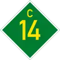 C14 road shield}}