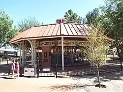 The Charro Carousal, built in 1950 and located in the McCormick-Stillman Railroad Park in Scottsdale, Arizona.
