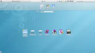 Plasma Netbook's Search and Launch view