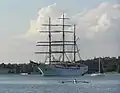 Sea Cloud II at Pula, Croatia, 2011