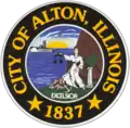 Official seal of Alton, Illinois