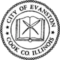 Official seal of Evanston, Illinois