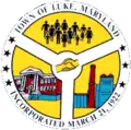 Official seal of Luke, Maryland