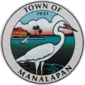 Official seal of Manalapan, Florida