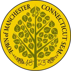 Official seal of Manchester, Connecticut
