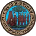Official seal of Wrentham, Massachusetts