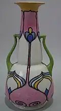 Mintons "Secessionist Ware" vase, 1900s; a factory-made range