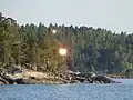 Marking the approach to the island of Seili, Finland