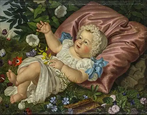 Child Among the Flowers