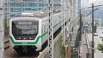 Seoul Metro 2000 series train on Line 2