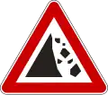 Falling rocks from the right