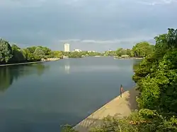 View east from Serpentine Bridge