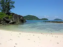 St. Anne islands from Mahe