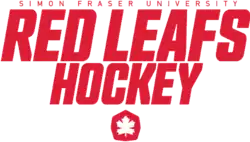 Simon Fraser Red Leafs men's ice hockey athletic logo