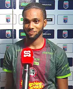 Thomas at an interview in 2024