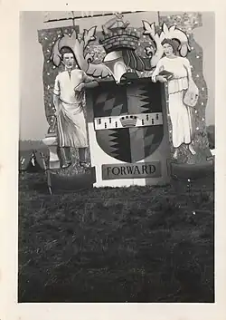 An entrance to a camp