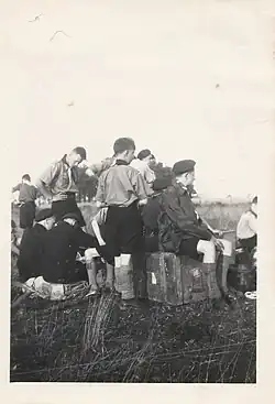 Scouts resting