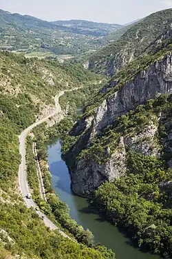 Sićevo Gorge in Serbia