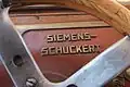 Siemens-Schuckert name on a tram speed controller