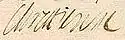 Christine of France's signature