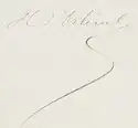 Henri d'Orléans's signature