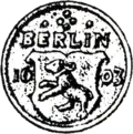 Signet ring of Berlin, 1603