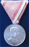 Silver Medal for Bravery 1st Class, Franz Joseph I of Austria