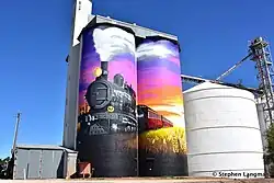 Painted Silos at Farrell Flat