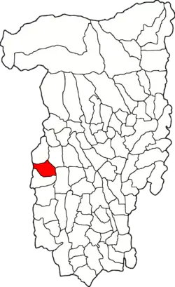 Location in Vâlcea County