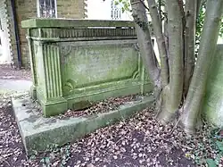 Sir Alexander Maitland's grave, St Andrew's church, Totteridge