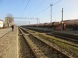 Tracks in the direction of Riga and Krustpils