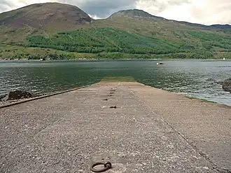 Beinn na Caillich from the slipway at Kyle Rhea