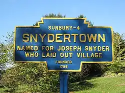 Official logo of Snydertown, Northumberland County, Pennsylvania