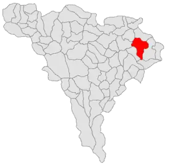 Location in Alba County