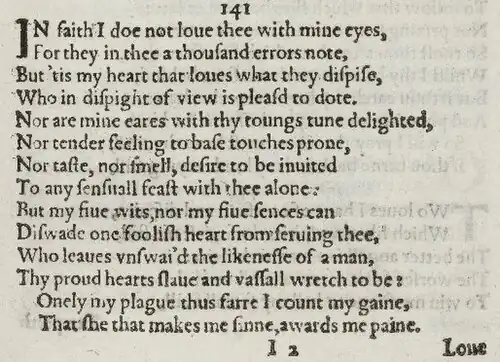 Detail of old-spelling text