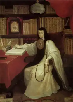 Sor Juana Inés de la Cruz by Miguel Cabrera